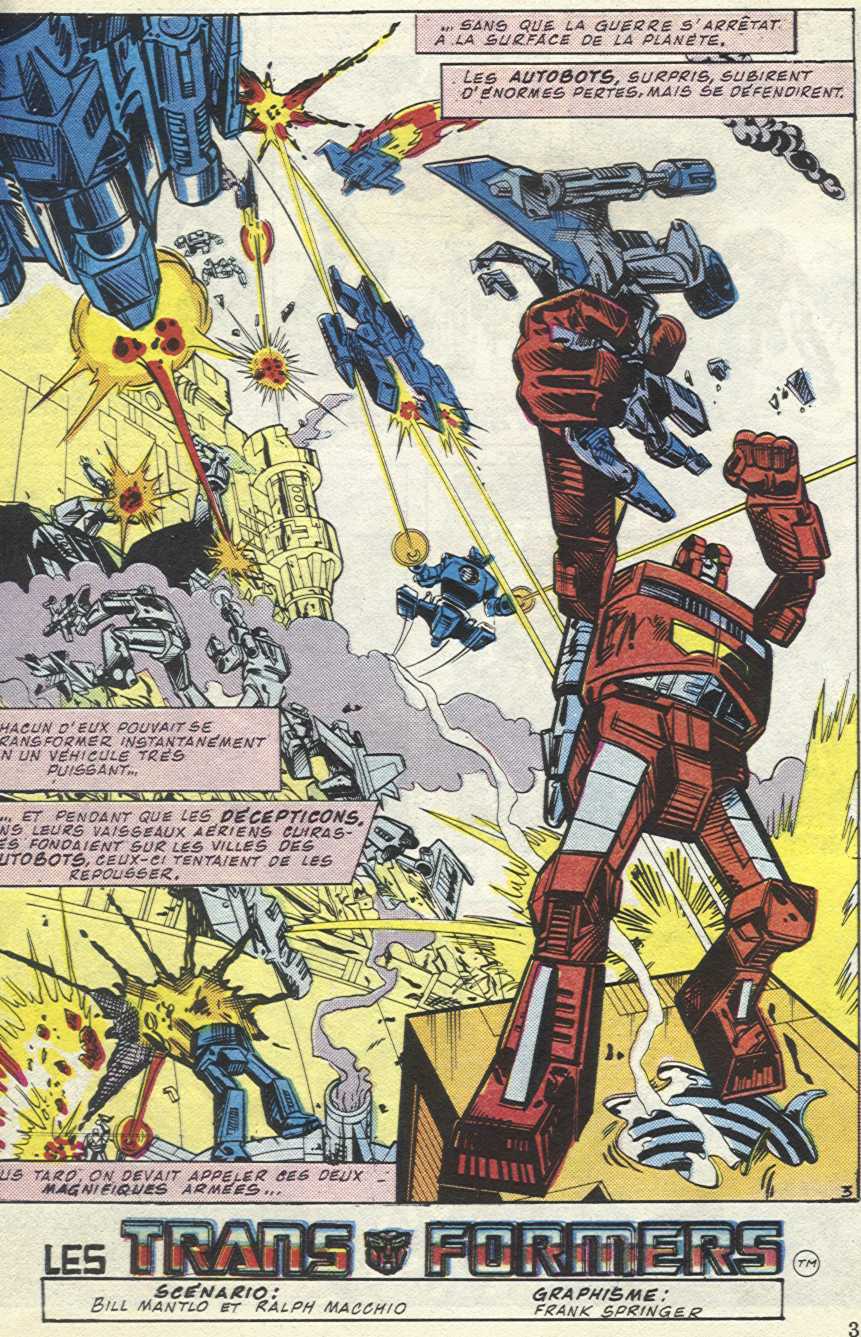 Scan de l'épisode Transformers